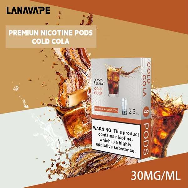 電子煙煙彈 LANA一代透明菸彈 36種口味 可樂冰