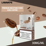 電子煙煙彈 LANA一代透明菸彈 36種口味 咖啡冰