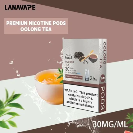 電子煙煙彈 LANA一代透明菸彈 36種口味 烏龍茶