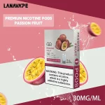 電子煙煙彈 LANA一代透明菸彈 36種口味 百香果