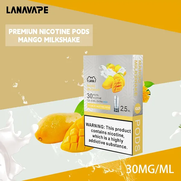 電子煙煙彈 LANA一代透明菸彈 36種口味 芒果酸奶