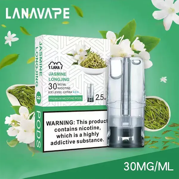 電子煙煙彈 LANA一代透明菸彈 36種口味 茉莉龍井