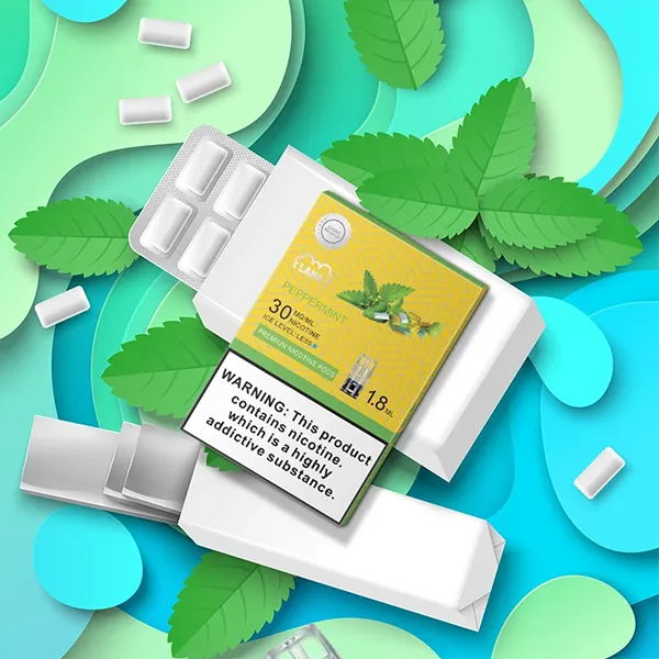 電子煙煙彈 LANA一代透明菸彈 36種口味 薄荷口香糖