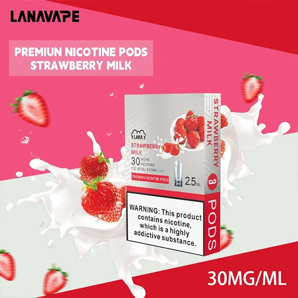 電子煙煙彈 LANA一代透明菸彈 36種口味 酸奶草莓