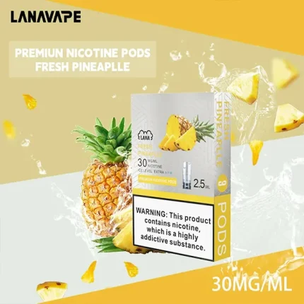 電子煙煙彈 LANA一代透明菸彈 36種口味 鳳梨